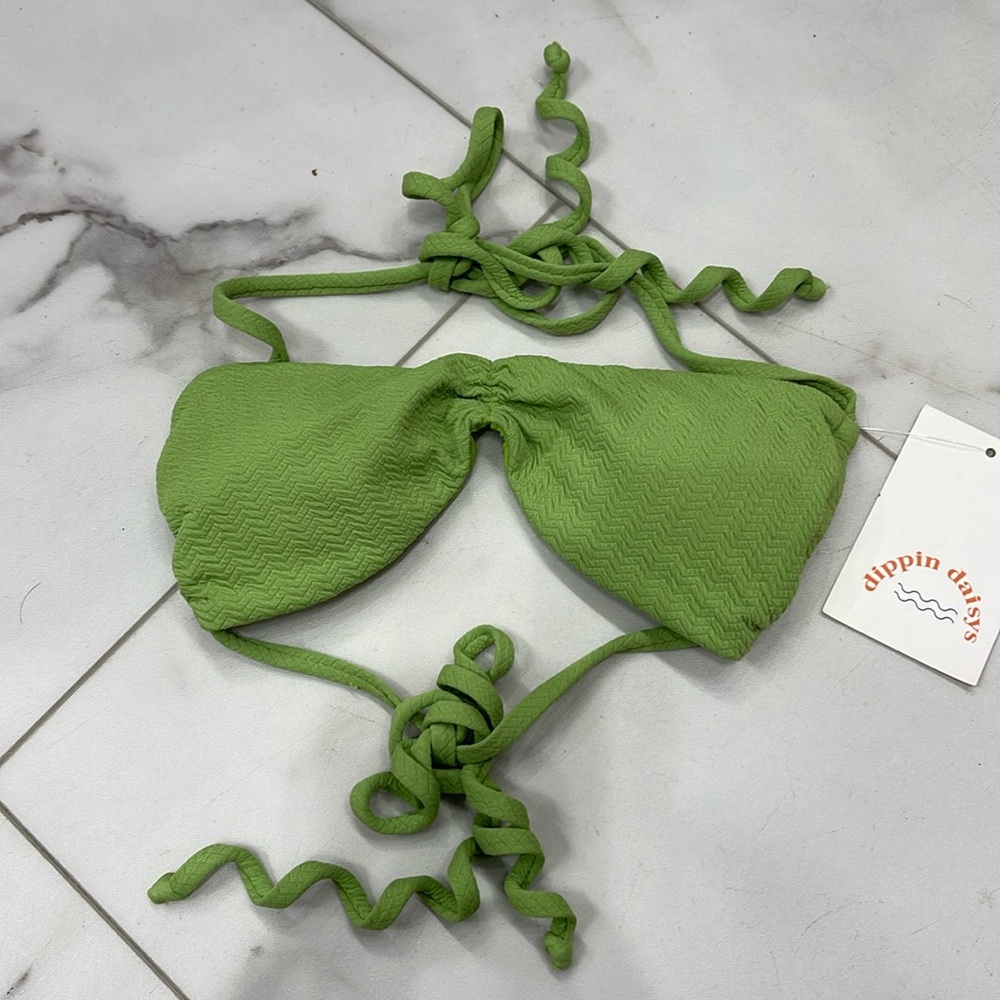 dippin daisys cinched bikini top